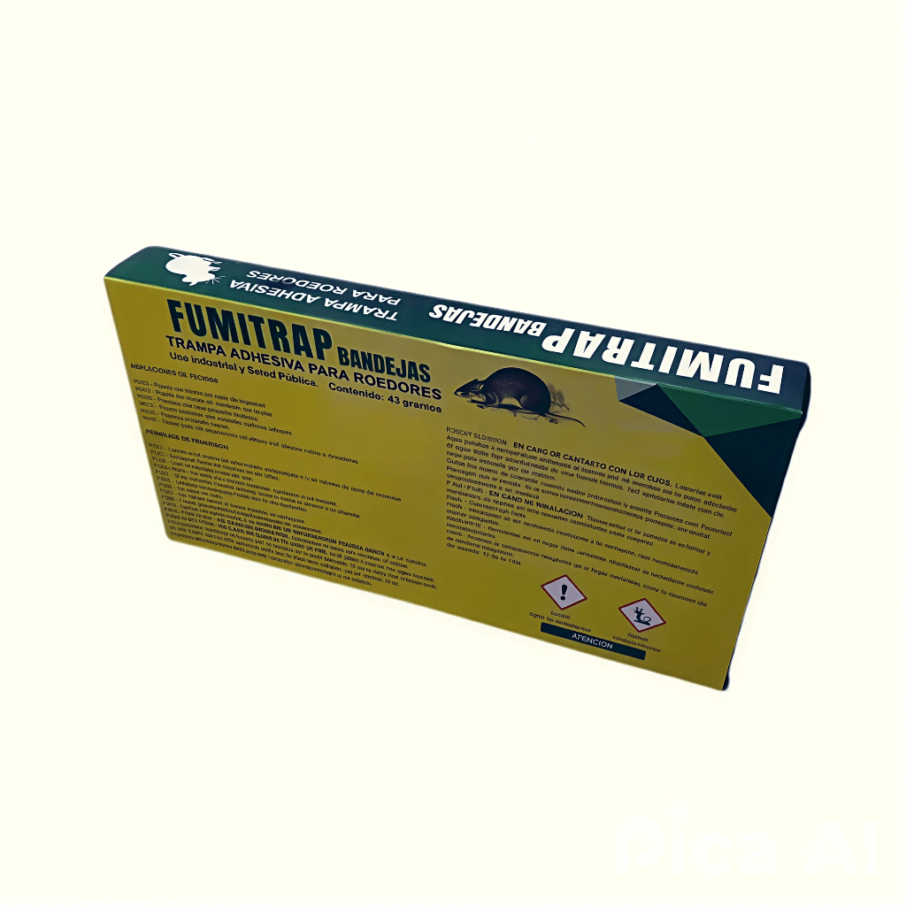 FUMITRAP BANDEJA – TRAMPA ADHESIVA PARA ROEDOR - Imagen 3
